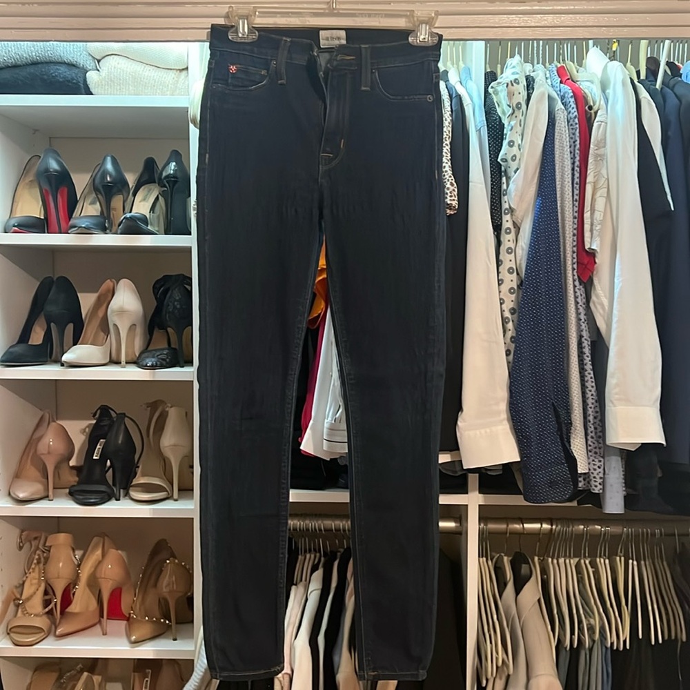 Hudson dark wash skinny jeans size 27